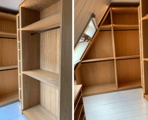 Inloopkast-Eiken- Samuel Kingma Meubels